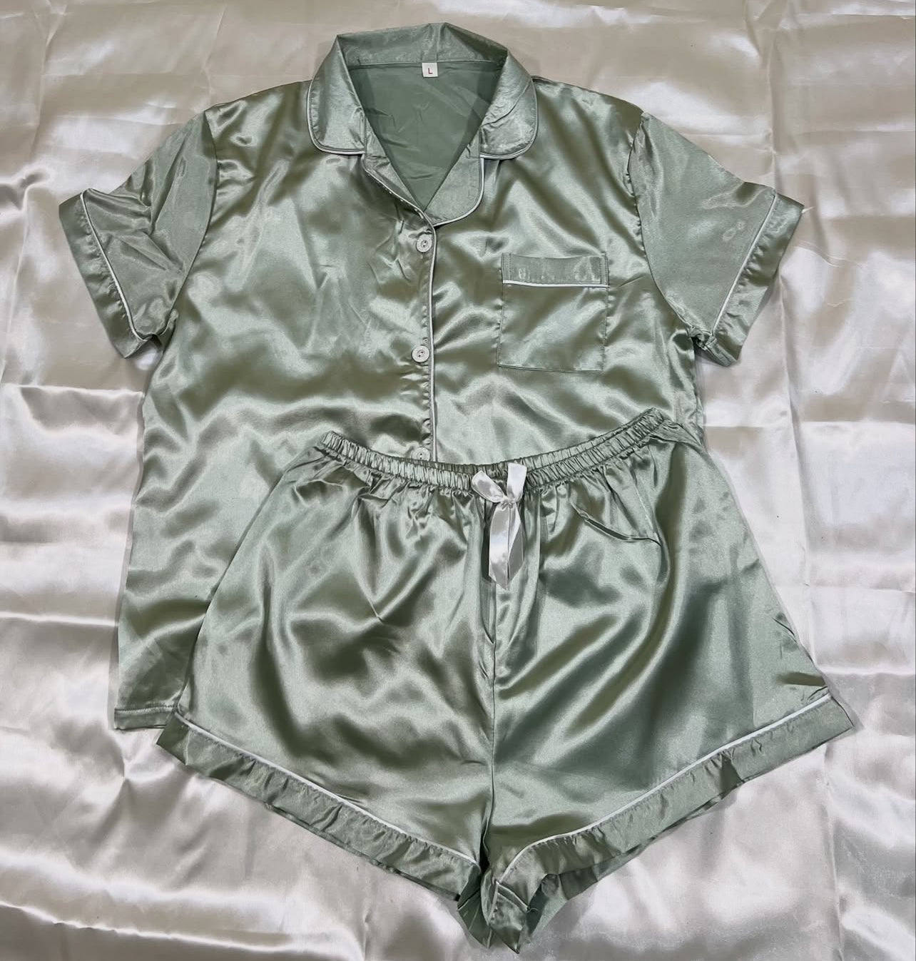 Satin Shorts Sleepset