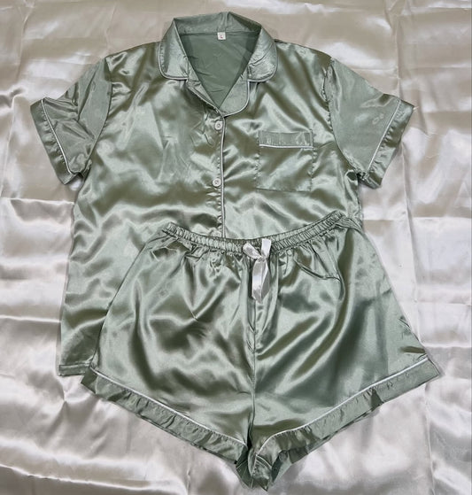 Satin Shorts Sleepset
