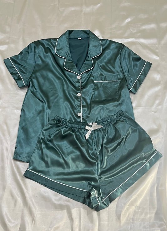 Satin Shorts Sleepset